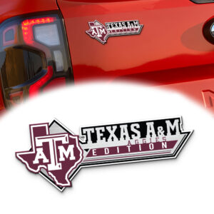 Texas AM Aggies Edition Acrylic Car Emblem