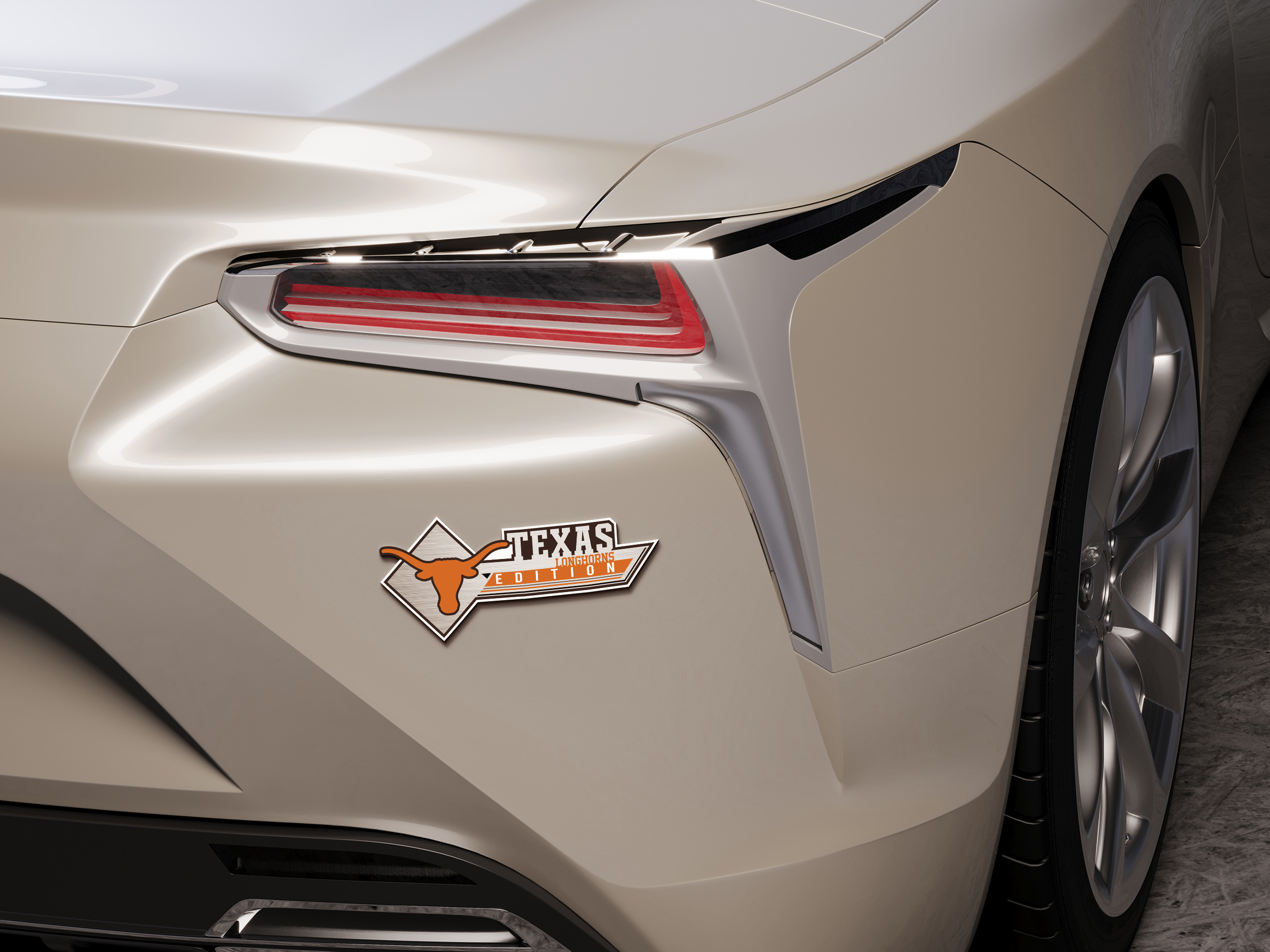 Texas Longhorns Edition Acrylic Car Emblem 3 Texas Longhorns Edition Acrylic Car Emblem - Image 3