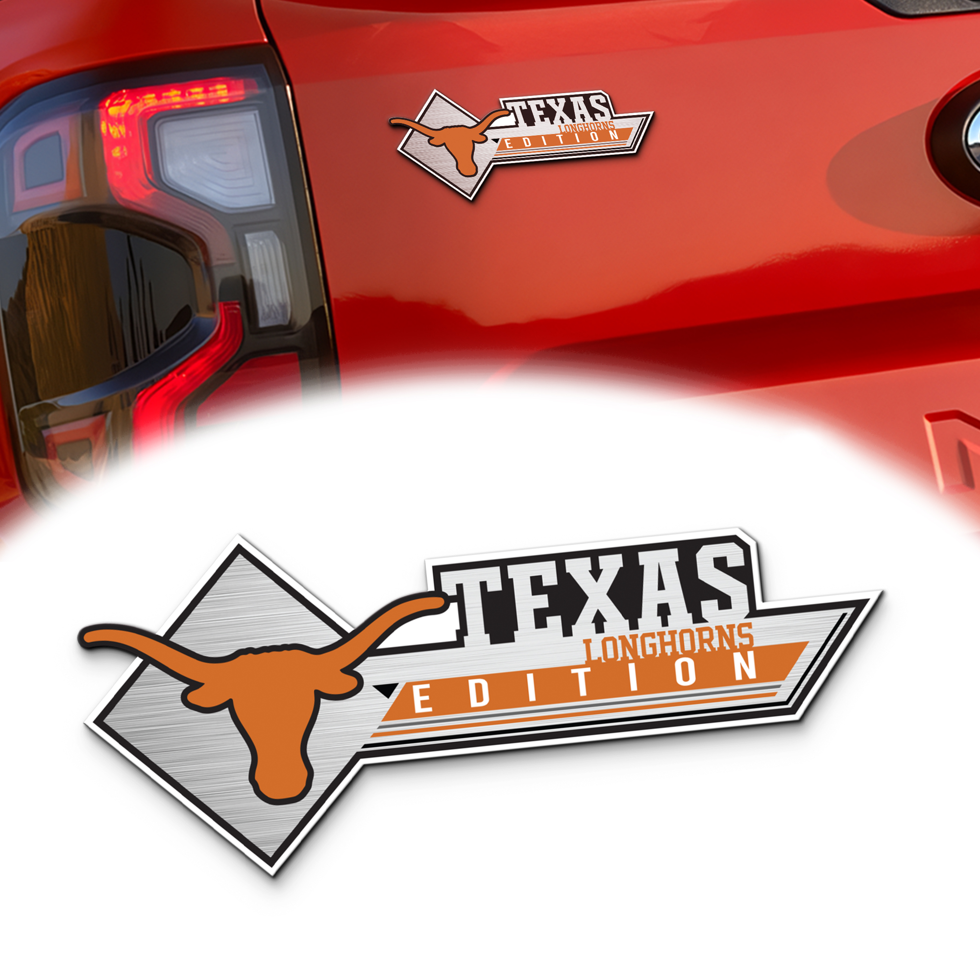 Texas Longhorns Edition Acrylic Car Emblem 1 Texas Longhorns Edition Acrylic Car Emblem