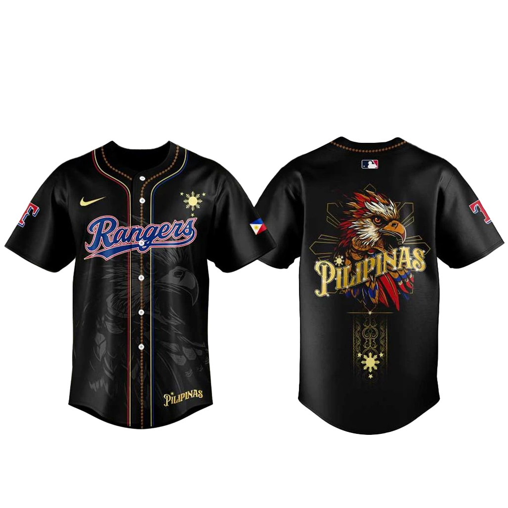 Texas Rangers Filipino Heritage Night 2026 Baseball Jersey 1 Texas Rangers Filipino Heritage Night 2026 Baseball Jersey