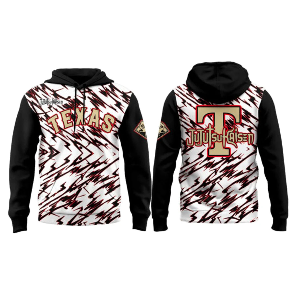 Texas Rangers Jujutsu Kaisen Shirt 2 Texas Rangers Jujutsu Kaisen Hoodie