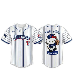Texas Rangers Major League Baseball 2026 Hello Kitty Baseball Jersey