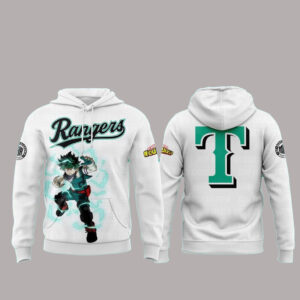 Texas Rangers x My Hero Academia Night 2026 Hoodie
