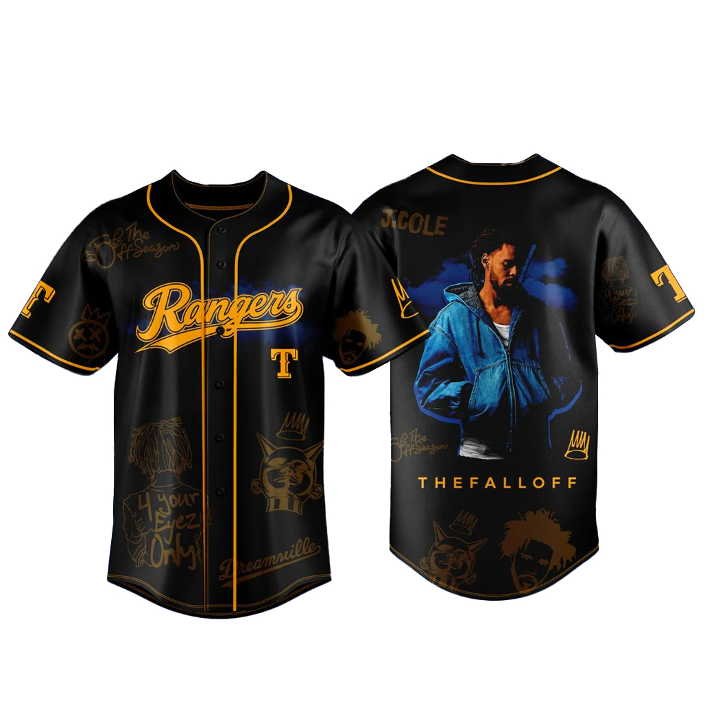 Texas Rangers x The Fall Off World Tour 2026 Baseball Jersey 1 Texas Rangers x The Fall Off World Tour 2026 Baseball Jersey