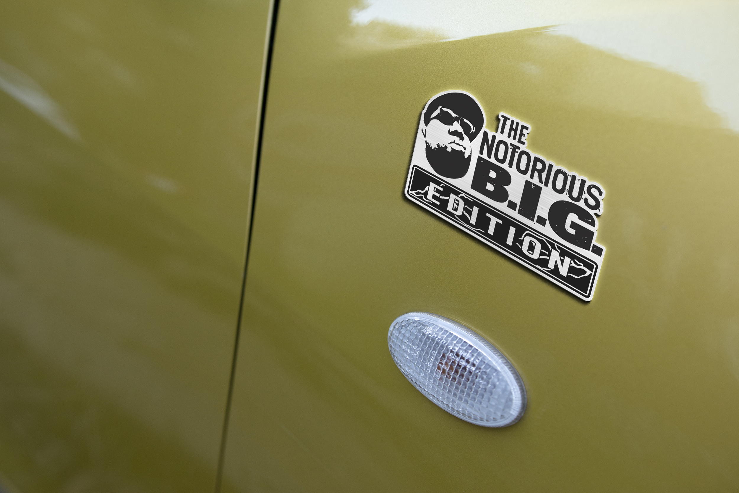 The Notorious BIG Edition Laser Engraved Car Name Emblem 5 The Notorious BIG Edition Laser Engraved Car Name Emblem - Image 5