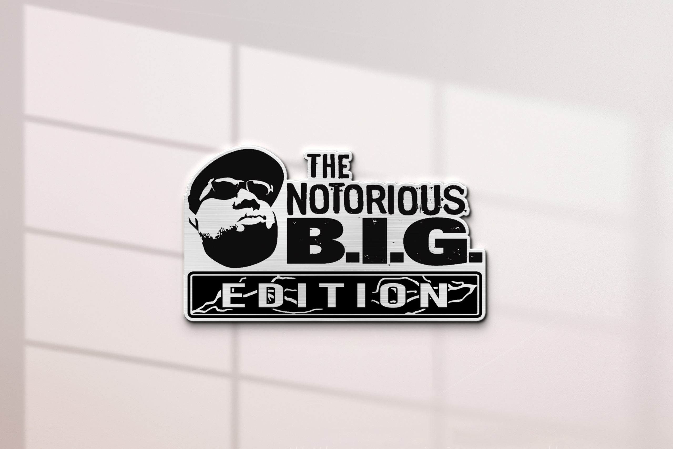 The Notorious BIG Edition Laser Engraved Car Name Emblem 2 The Notorious BIG Edition Laser Engraved Car Name Emblem - Image 2