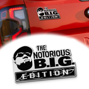 The Notorious BIG Edition Laser Engraved Car Name Emblem