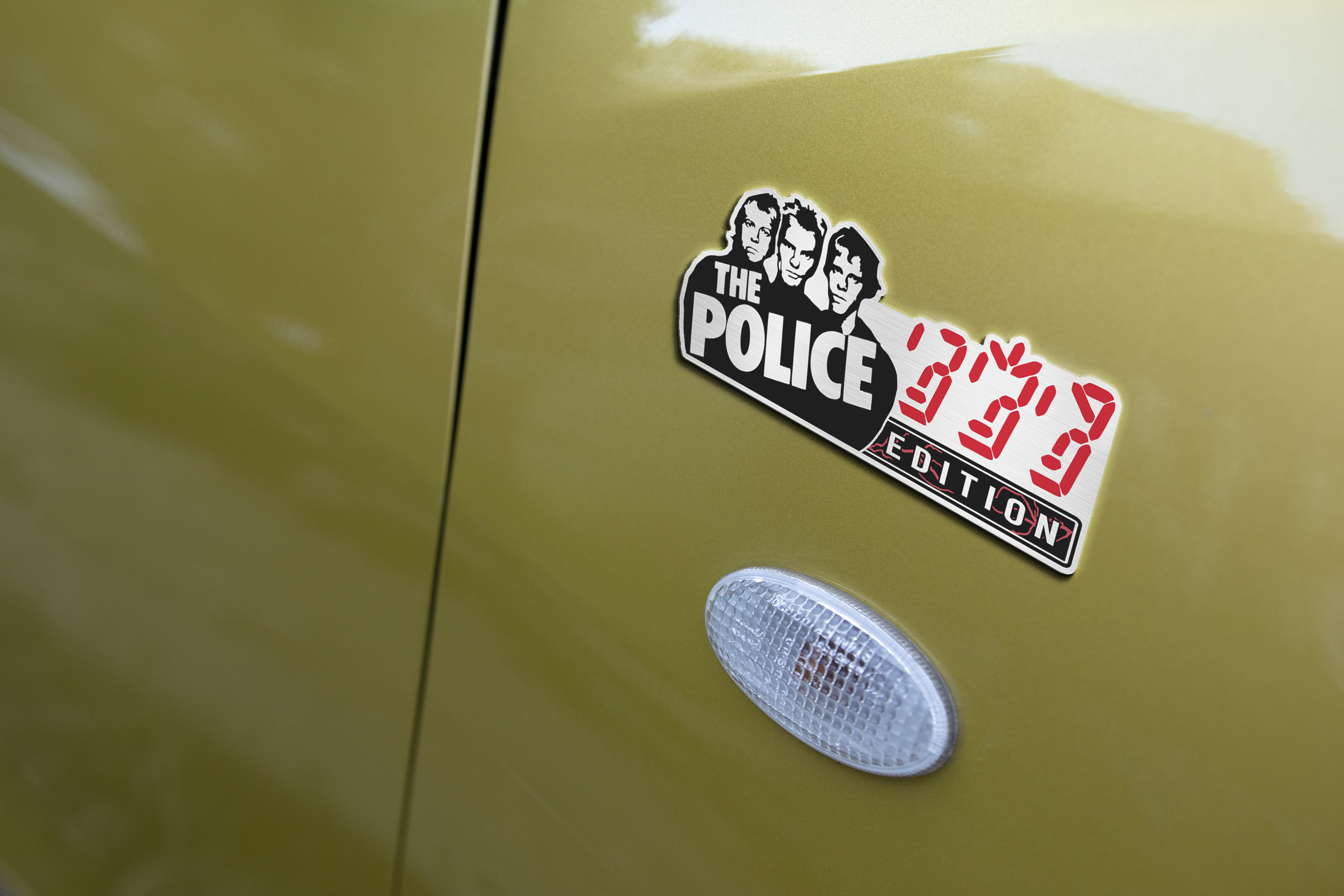 The Police Edition Acrylic Car Emblem 5 The Police Edition Acrylic Car Emblem - Image 5