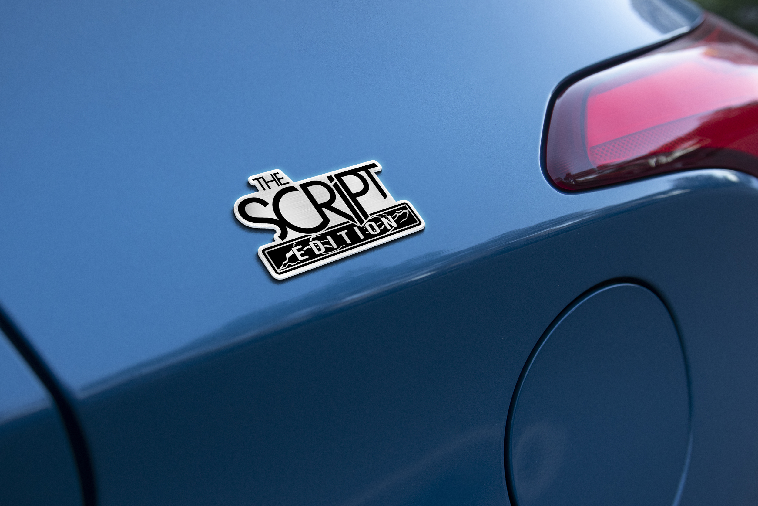 The Script Edition Acrylic Car Emblem 4 The Script Edition Acrylic Car Emblem - Image 4