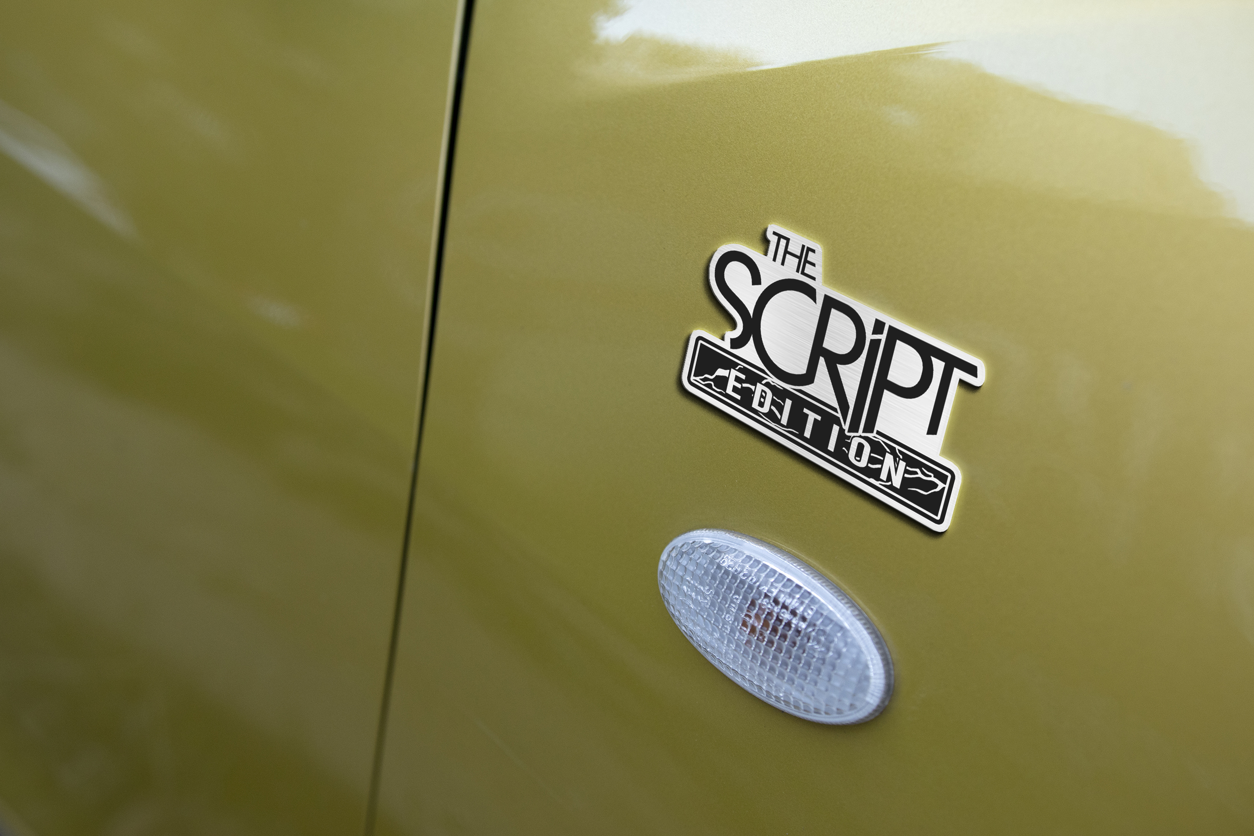 The Script Edition Acrylic Car Emblem 5 The Script Edition Acrylic Car Emblem - Image 5