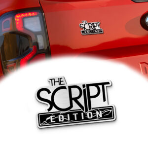 The Script Edition Acrylic Car Emblem