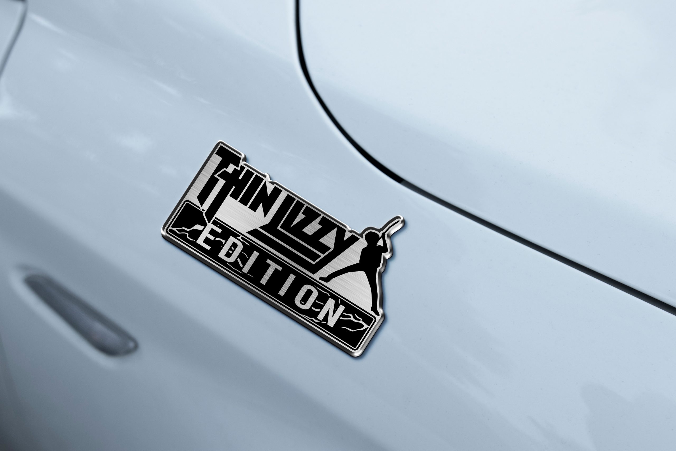 Thin Lizzy Edition Laser Engraved Car Name Emblem 3 Thin Lizzy Edition Laser Engraved Car Name Emblem - Image 3