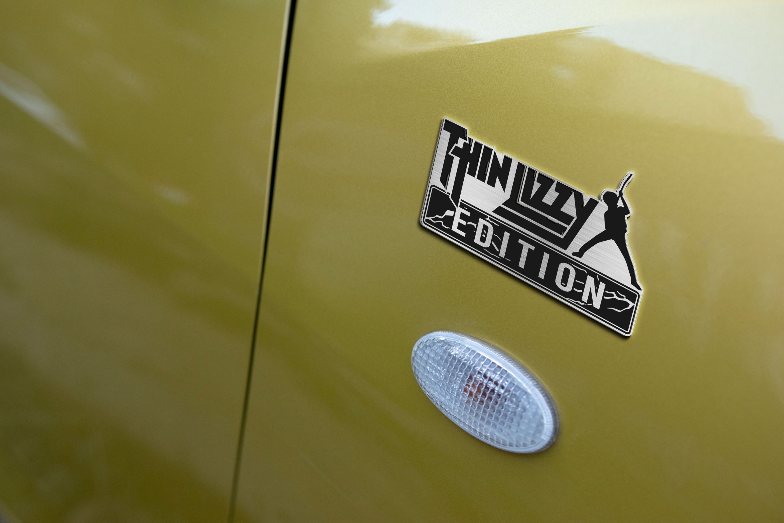 Thin Lizzy Edition Laser Engraved Car Name Emblem 4 Thin Lizzy Edition Laser Engraved Car Name Emblem - Image 4