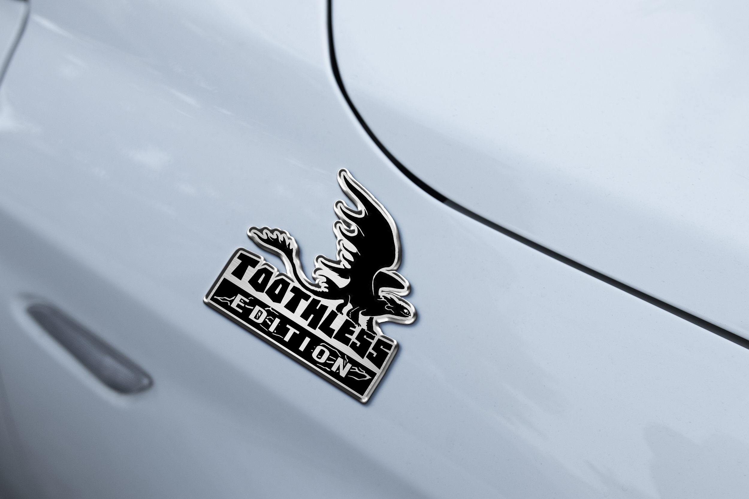 Toothless Edition Engraved Car Emblem 6 Toothless Edition Engraved Car Emblem - Image 6