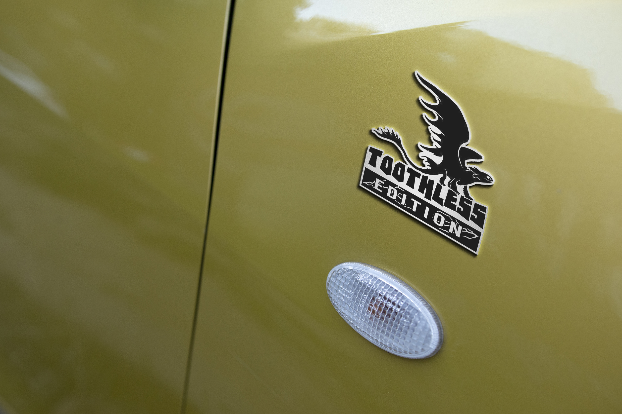 Toothless Edition Engraved Car Emblem 5 Toothless Edition Engraved Car Emblem - Image 5