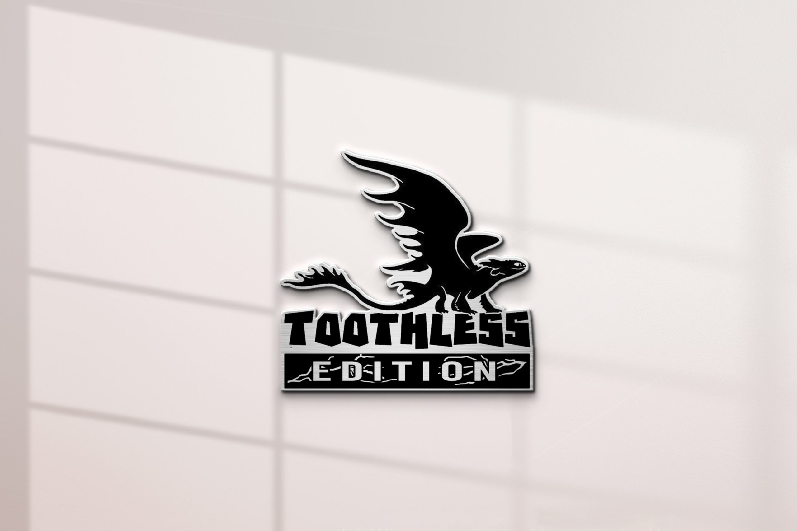 Toothless Edition Engraved Car Emblem 2 Toothless Edition Engraved Car Emblem - Image 2