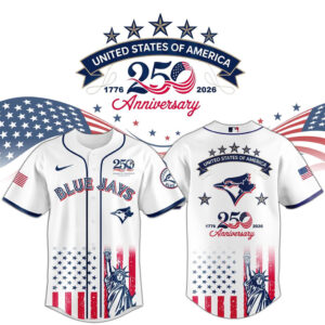 Toronto Blue Jays x America’s 250th Anniversary 2026 Baseball Jersey