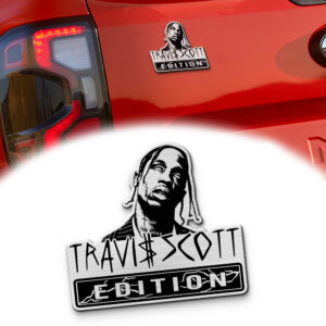 Travis Scott Edition Laser Engraved Car Emblem