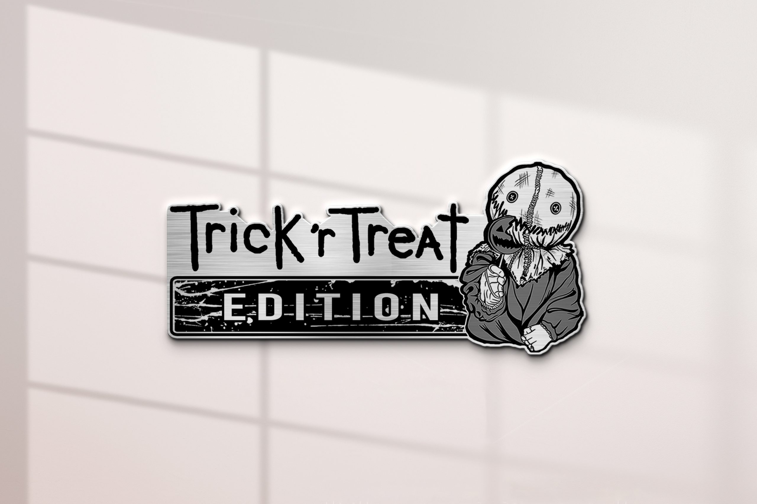 Trick R Treat Edition Engraved Car Emblem 2 Trick R Treat Edition Engraved Car Emblem - Image 2