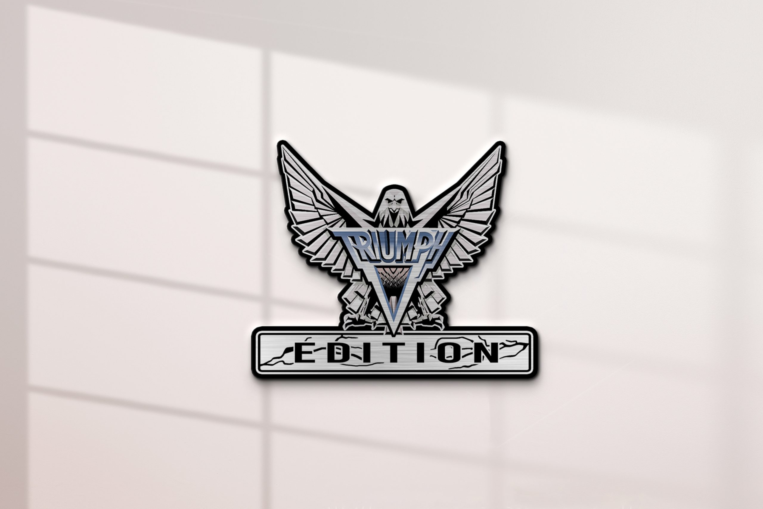 Triumph Edition Laser Engraved Car Emblem Version 1 2 Triumph Edition Laser Engraved Car Emblem Version 1 - Image 2