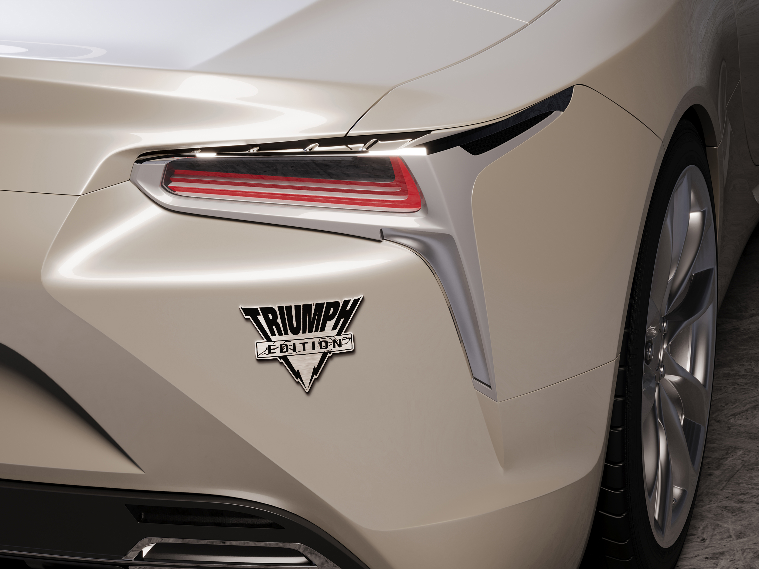 Triumph Edition Laser Engraved Car Emblem Version 2 3 Triumph Edition Laser Engraved Car Emblem Version 2 - Image 3