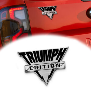 Triumph Edition Laser Engraved Car Emblem Version 2