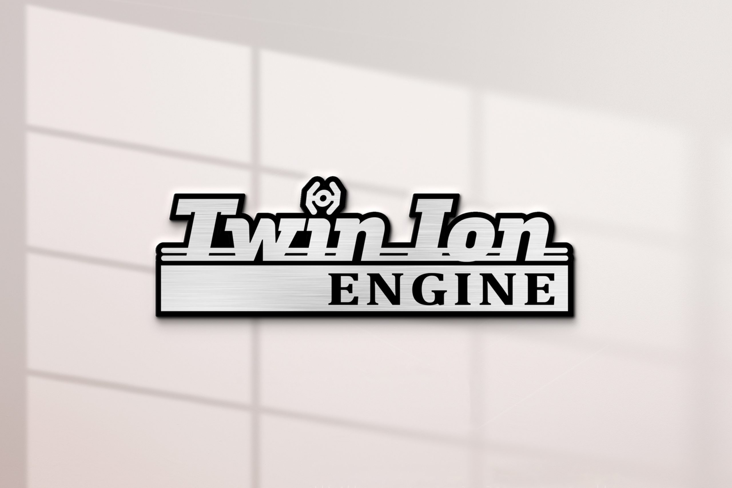 Twin Ion Engine Laser Engraved Car Emblem 2 Twin Ion Engine Laser Engraved Car Emblem - Image 2