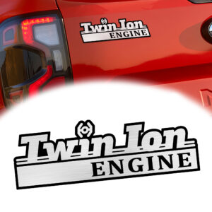 Twin Ion Engine Laser Engraved Car Emblem