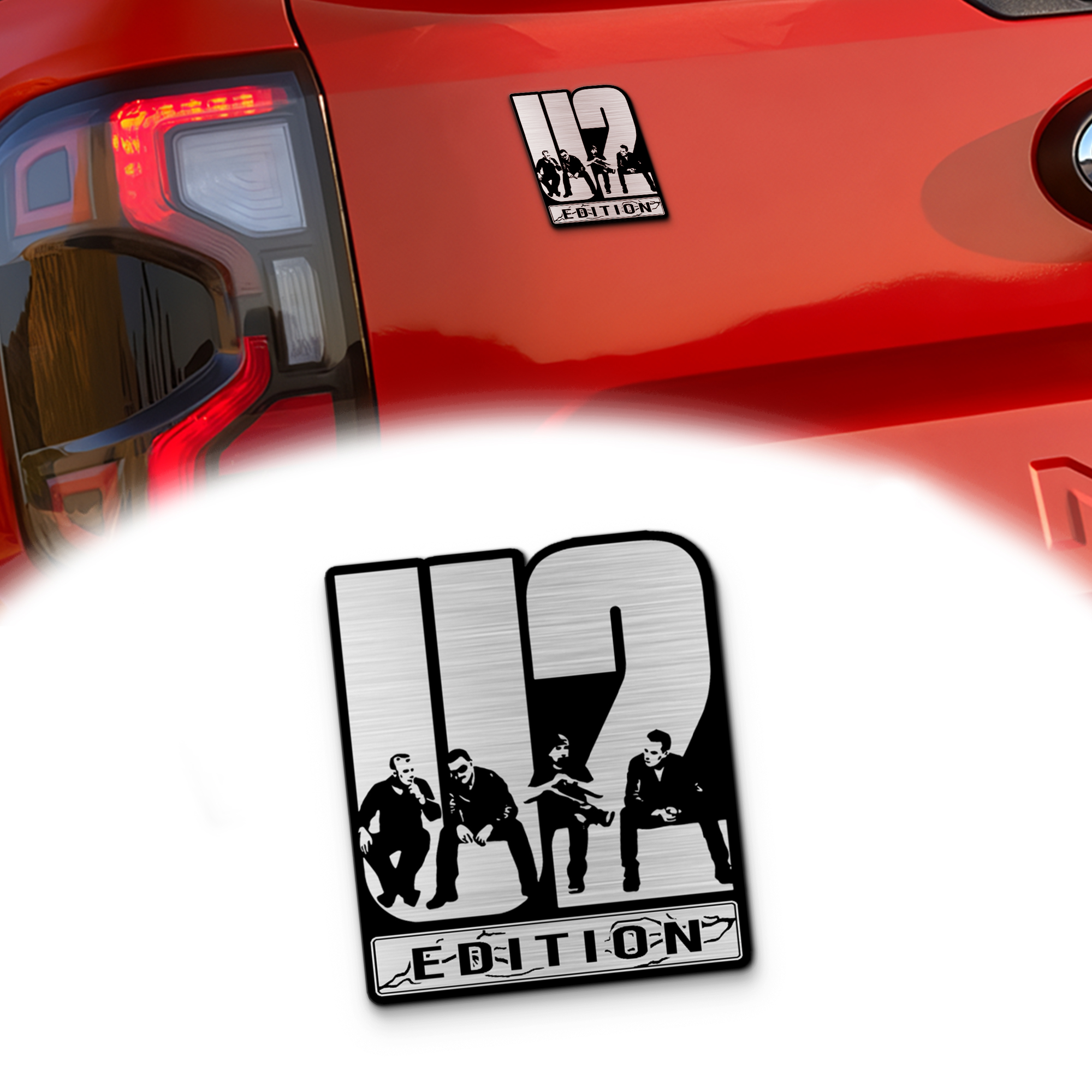 U2 Edition Laser Engraved Car Emblem Version 1 1 U2 Edition Laser Engraved Car Emblem Version 1