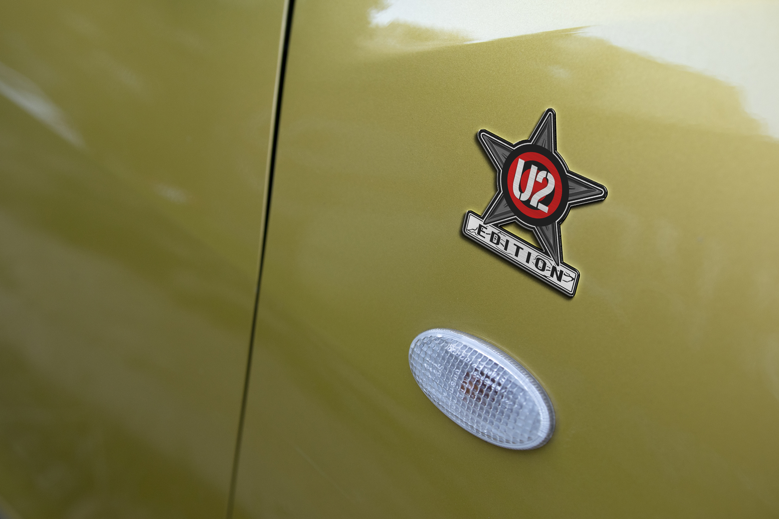 U2 Edition Laser Engraved Car Emblem Version 2 5 U2 Edition Laser Engraved Car Emblem Version 2 - Image 5