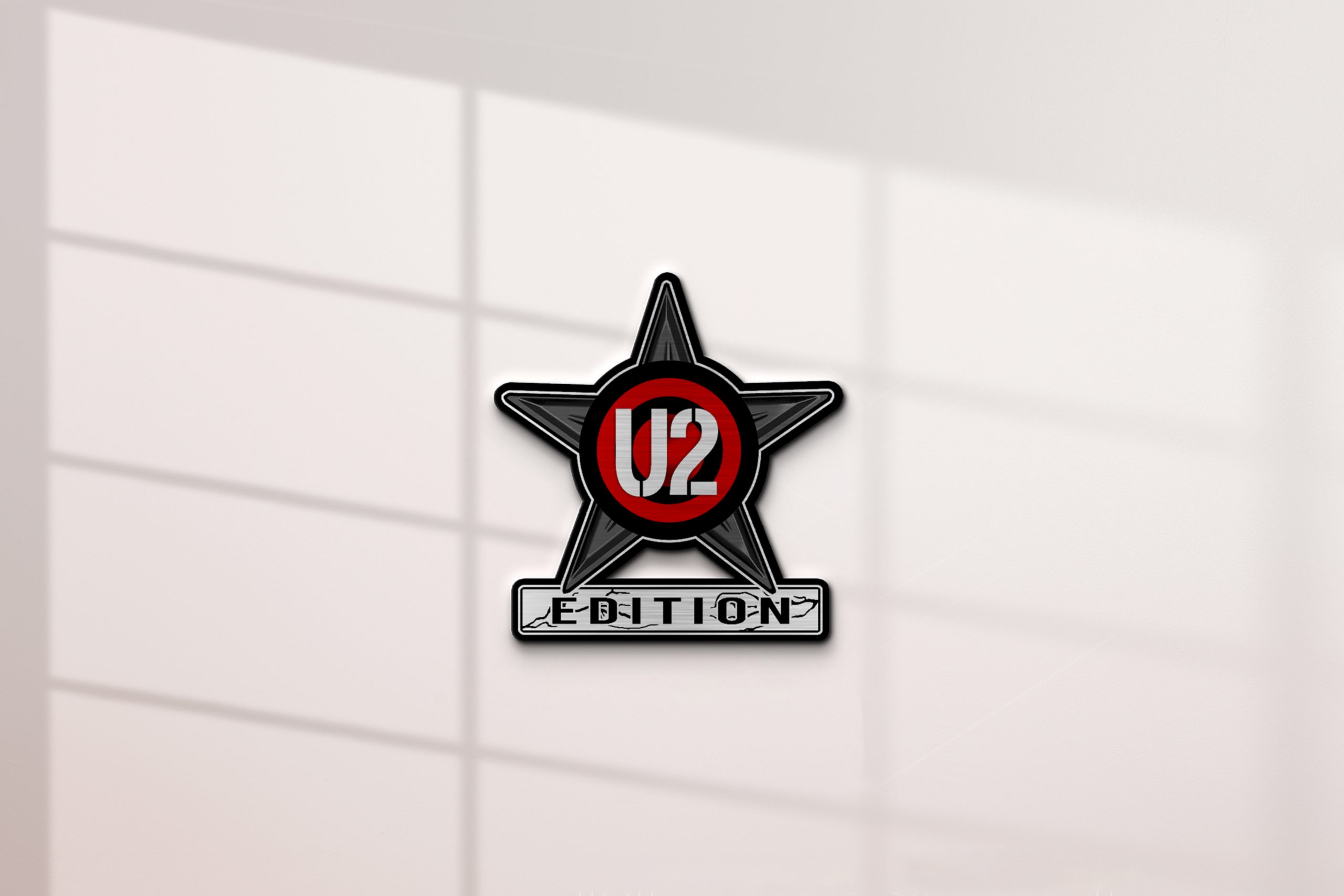 U2 Edition Laser Engraved Car Emblem Version 2 2 U2 Edition Laser Engraved Car Emblem Version 2 - Image 2