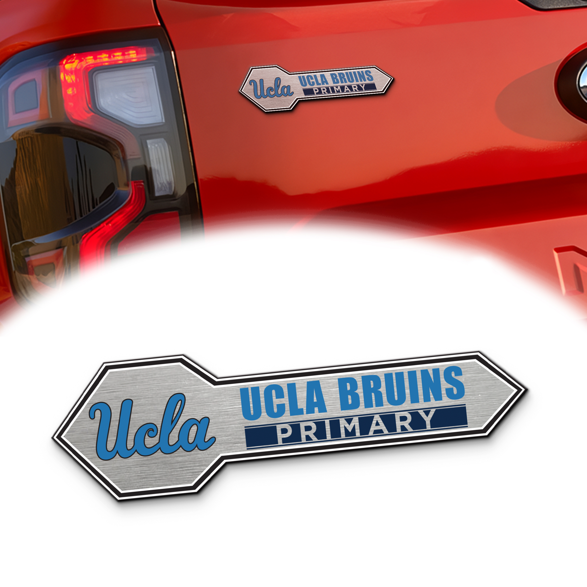 UCLA Bruins Edition Acrylic Car Name Emblem 1 UCLA Bruins Edition Acrylic Car Name Emblem