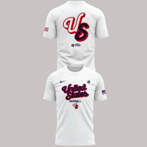 USA Baseball Team 2026 World Baseball Classic White Shirt