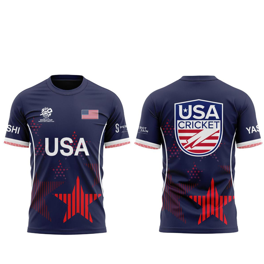 USA Cricket World Cup 2026 Shirt 1 USA Cricket World Cup 2026 T-Shirt