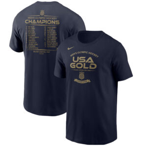 USA Hockey 2026 Winter Olympics Gold Medal Roster T-Shirt