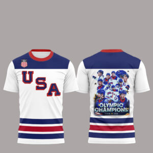 USA Mens Ice Hockey Team Olympic 2026 Champions America Proud T-Shirt Version 1