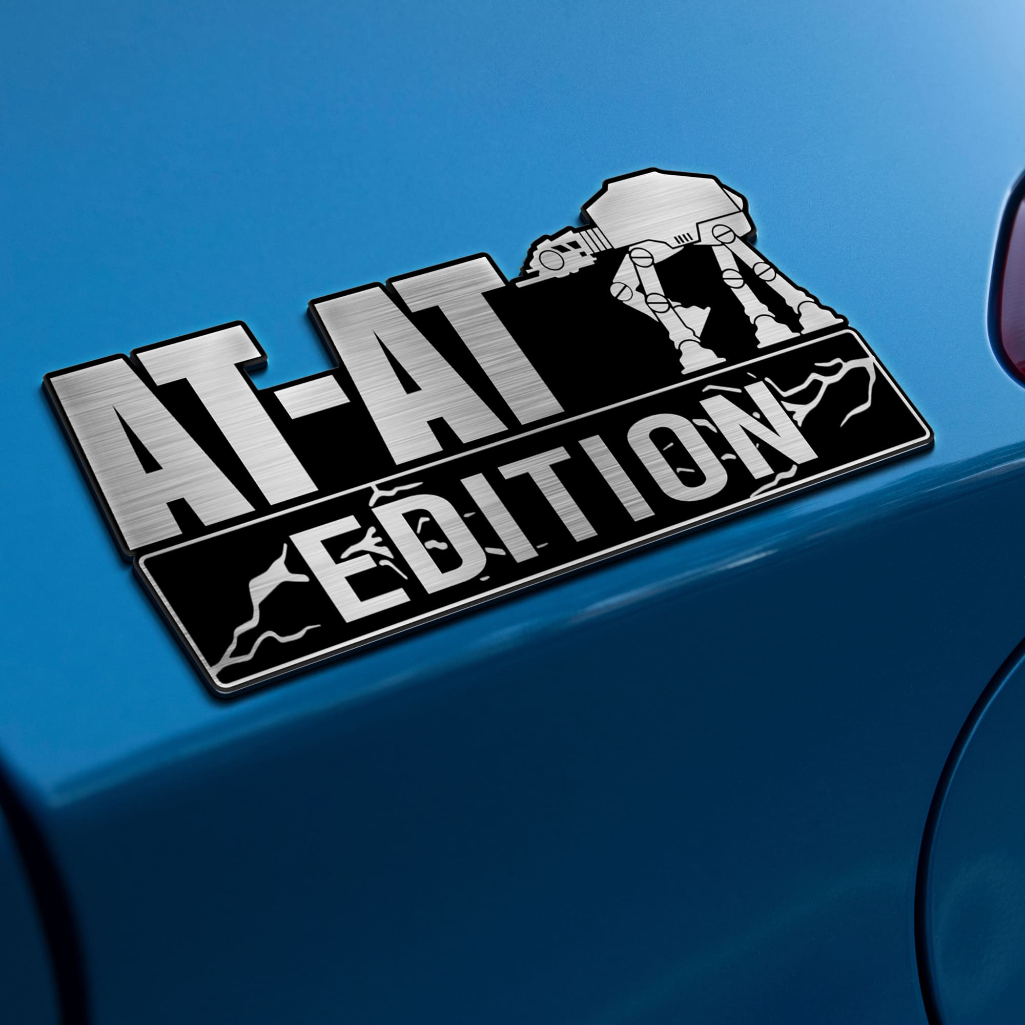 AT-AT Edition Laser-Engraved Car Badge 2 AT-AT Edition Laser-Engraved Car Badge - Image 2
