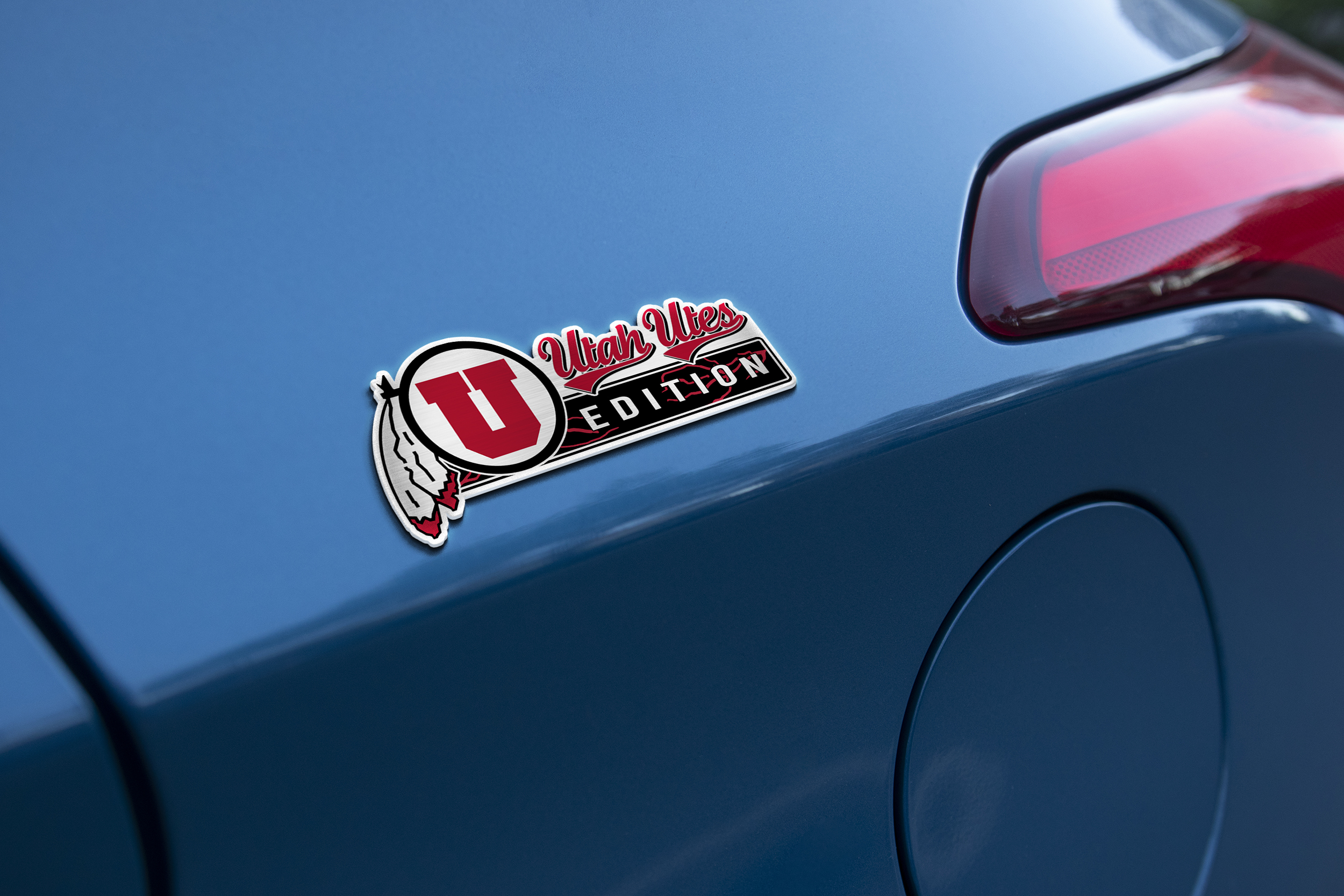 Utah Utes Edition Acrylic Car Name Emblem 4 Utah Utes Edition Acrylic Car Name Emblem - Image 4