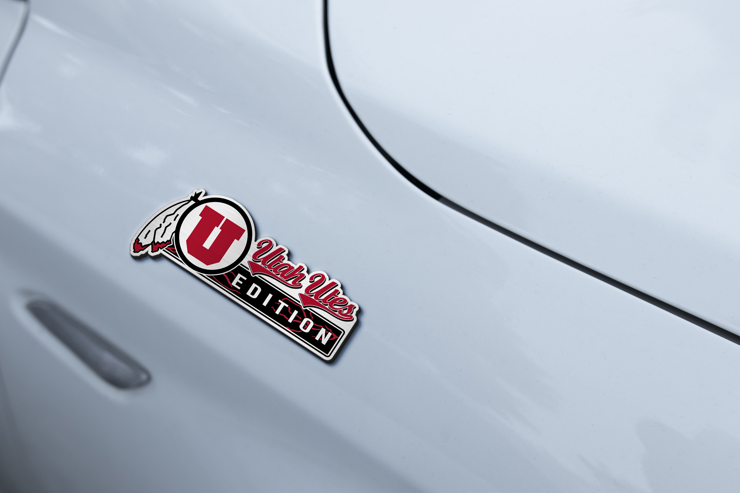 Utah Utes Edition Acrylic Car Name Emblem 6 Utah Utes Edition Acrylic Car Name Emblem - Image 6