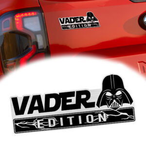Darth Vader Laser Engraved Car Emblem