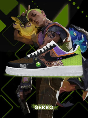 Valorant Gekko Air Force 1 Shoes Sneakers