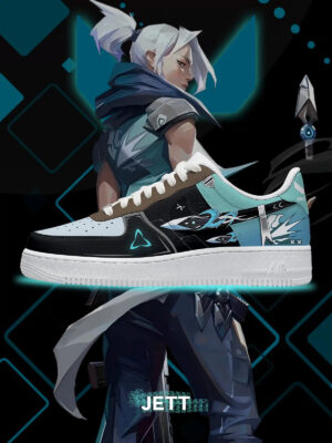 Valorant Jett Air Force 1 Shoes Sneakers