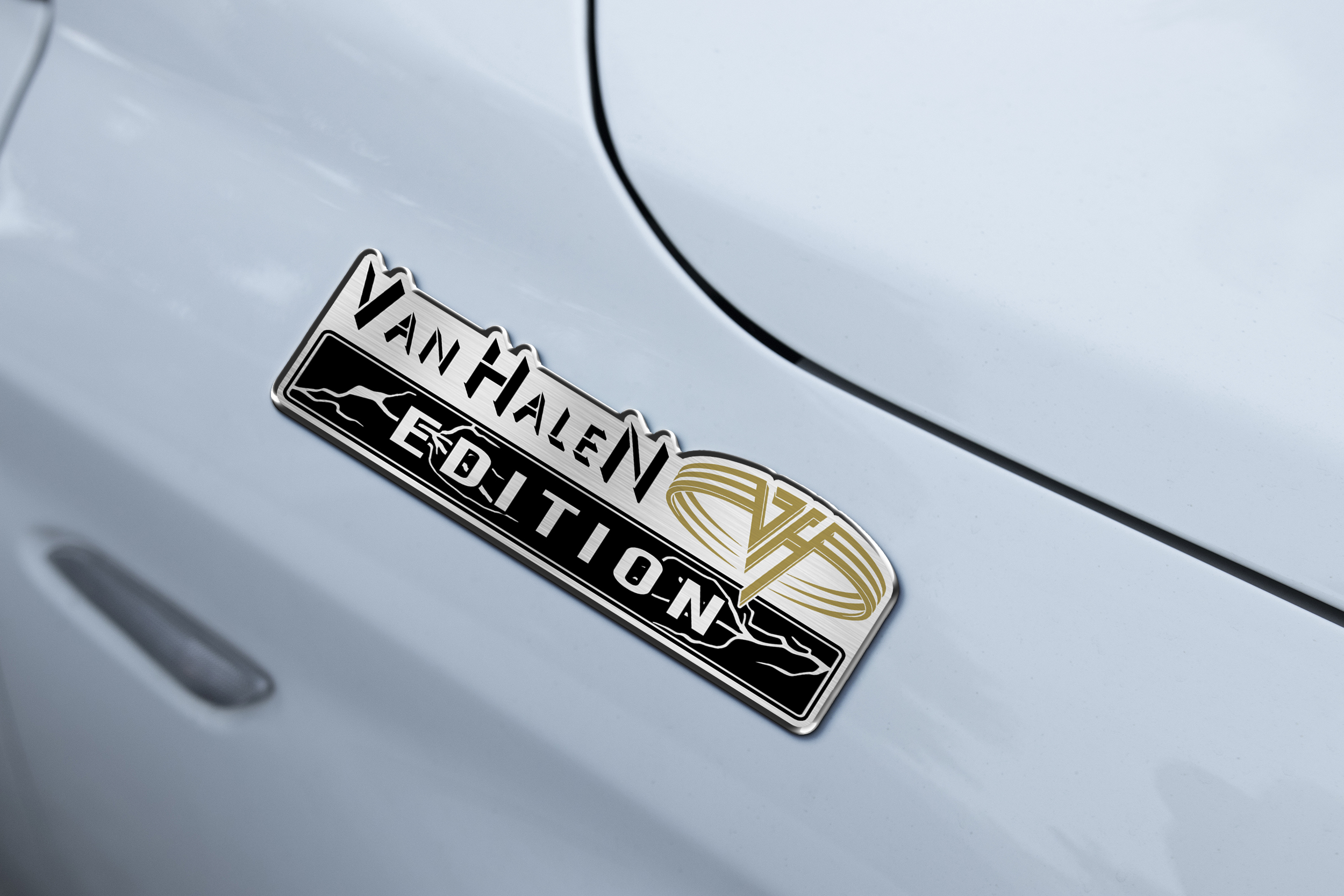 Van Halen Edition Laser Engraved Car Name Emblem Version 3 6 Van Halen Edition Laser Engraved Car Name Emblem Version 3 - Image 6