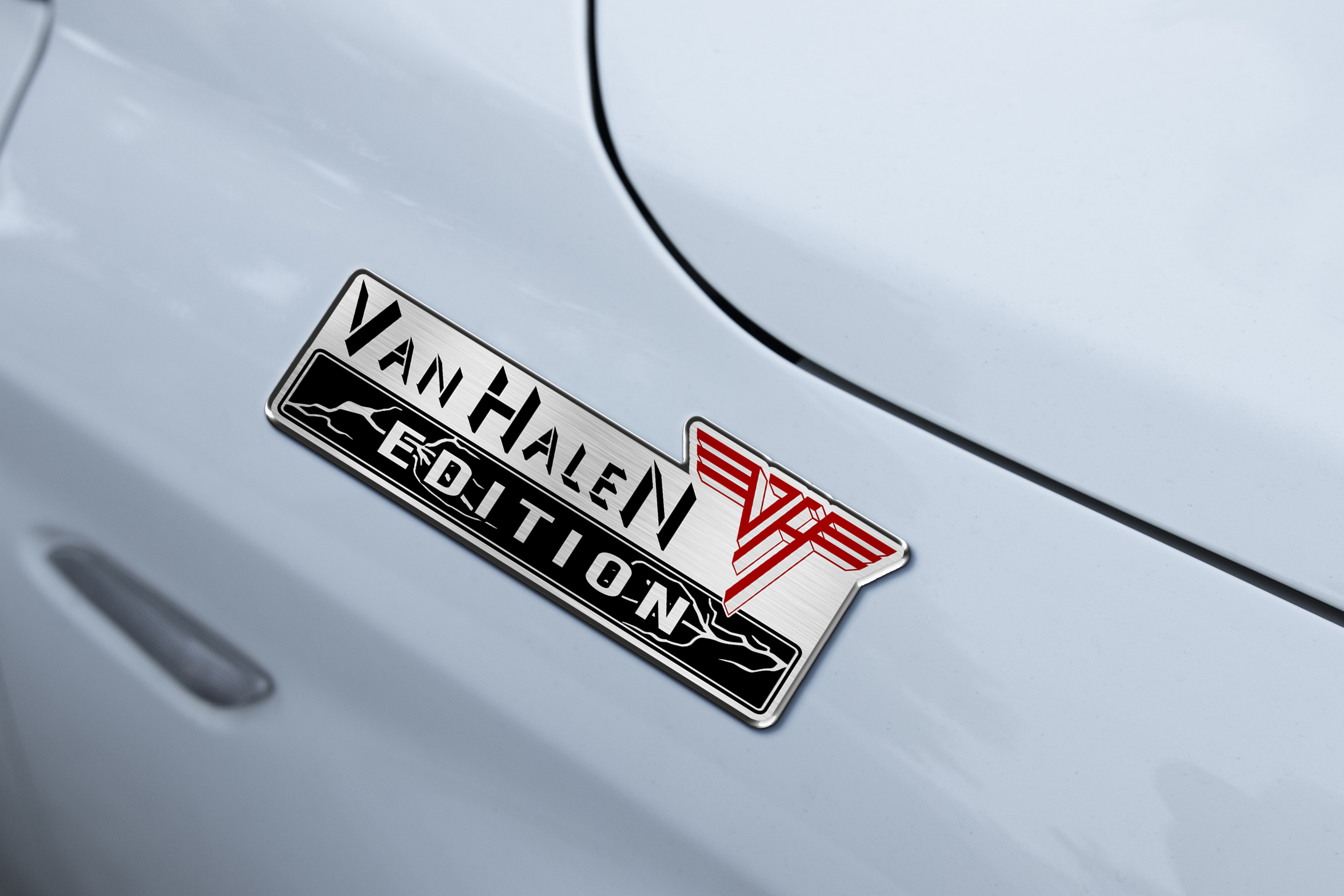 Van Halen Edition Laser Engraved Car Name Emblem Version 4 6 Van Halen Edition Laser Engraved Car Name Emblem Version 4 - Image 6