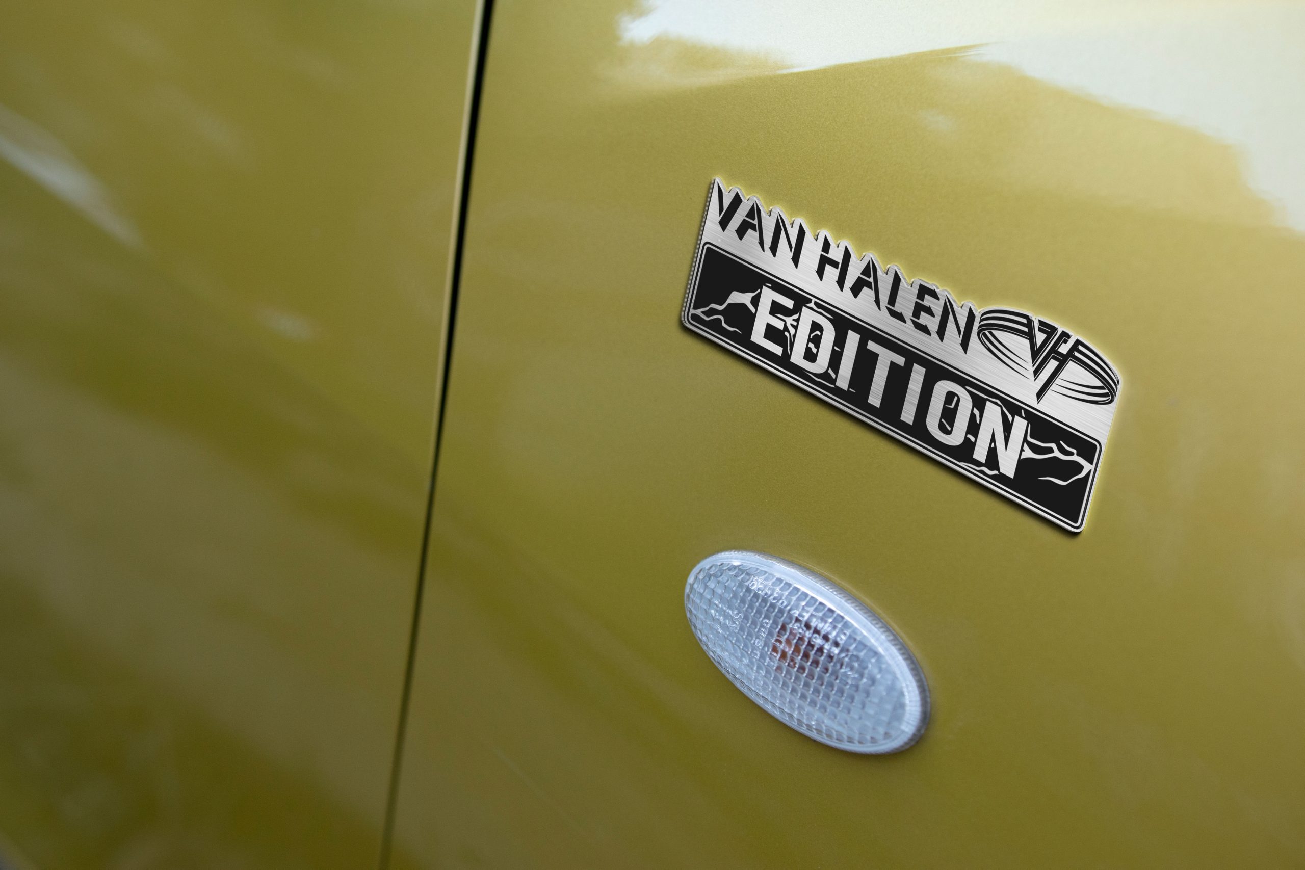 Van Halen Edition Laser Engraved Car Name Emblem Version 2 5 Van Halen Edition Laser Engraved Car Name Emblem Version 2 - Image 5