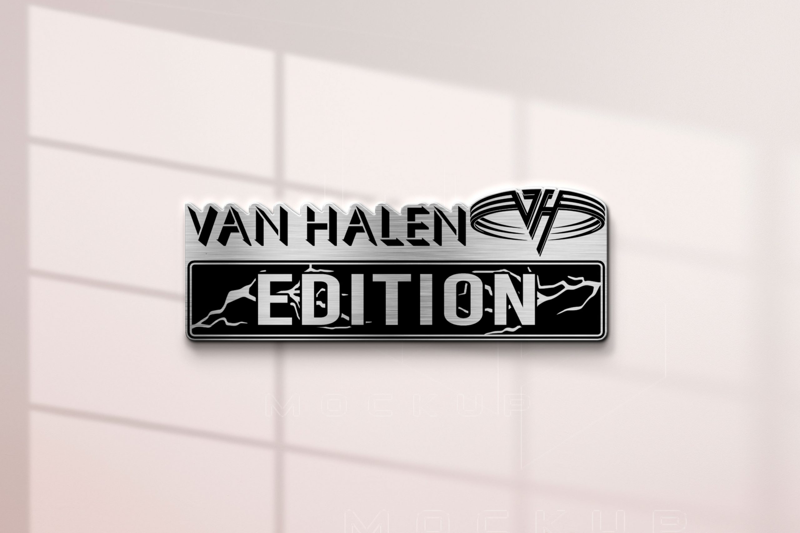 Van Halen Edition Laser Engraved Car Name Emblem Version 2 2 Van Halen Edition Laser Engraved Car Name Emblem Version 2 - Image 2