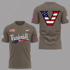 Vanderbilt Commodores 2026 Salute To Service USA Military T-Shirt