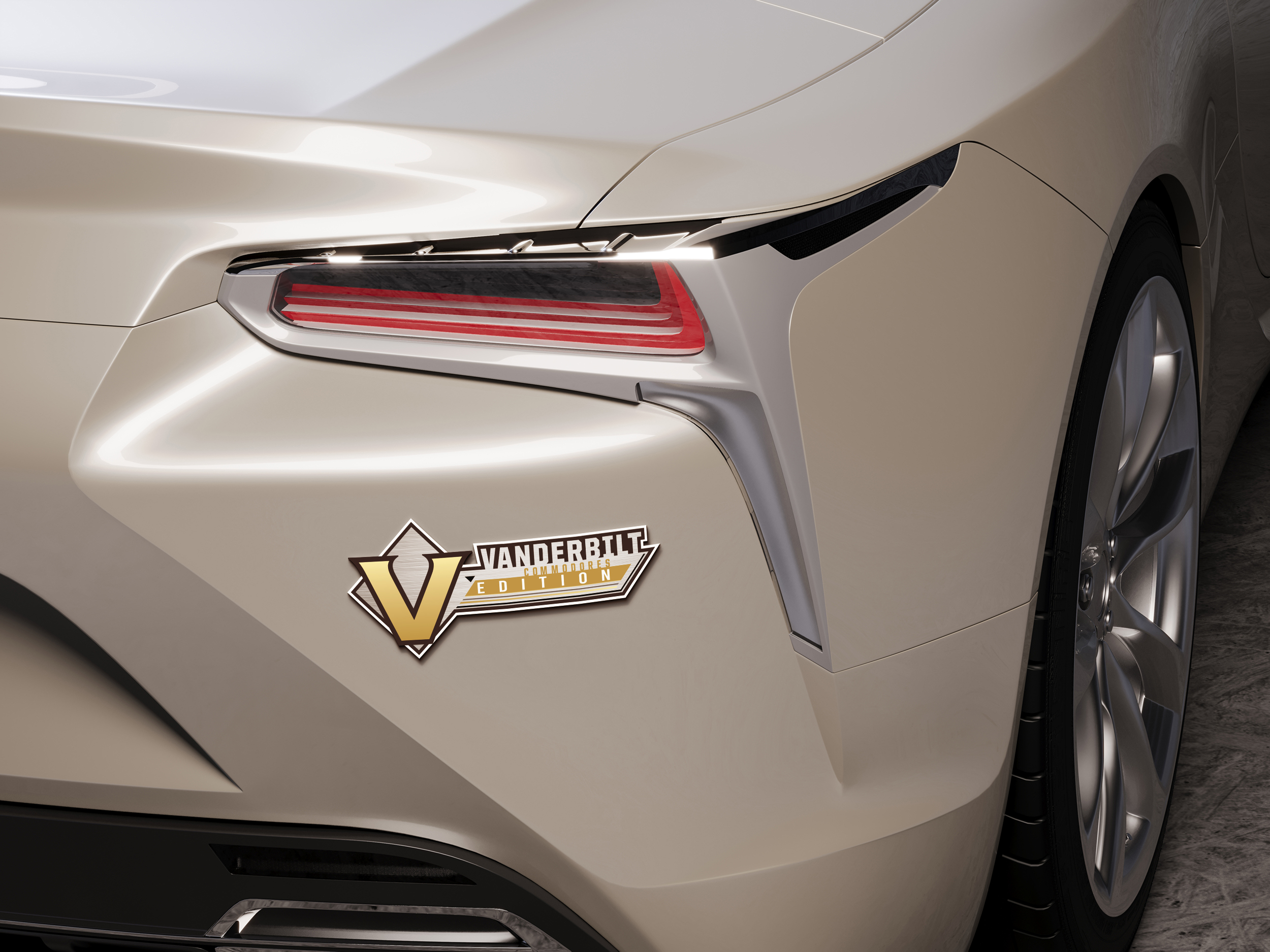 Vanderbilt Commodores Edition Acrylic Car Emblem 2 Vanderbilt Commodores Edition Acrylic Car Emblem - Image 2