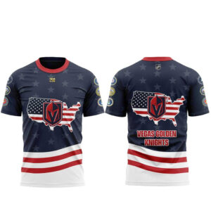 Vegas Golden Knights Military Appreciation 2026 Night Hockey League T-Shirt