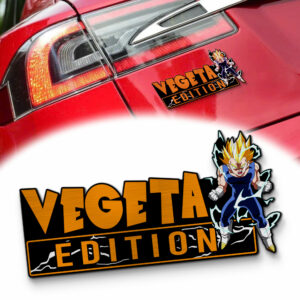 Vegeta Edition Laser-Engraved Car Badge